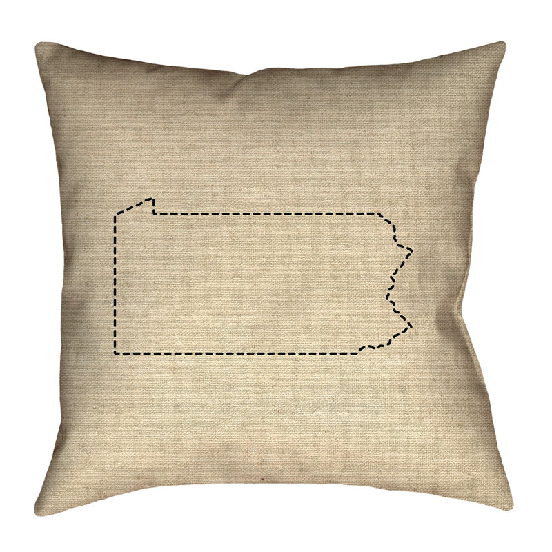 Katelyn Smith, Pennsylvanie, 36 po x 36 po, Coussin de sol