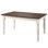 Table de salle à manger en bois blanc vieilli | Dash de mobilier