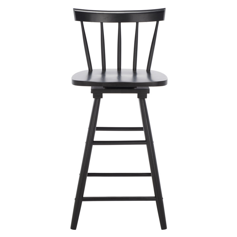 Tabouret de comptoir pivotant Portside, Noir