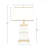 Table Lamp - Rectangular Ceramic Material