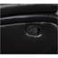 Fauteuil oscillant inclinable noir Elodie-2094207246
