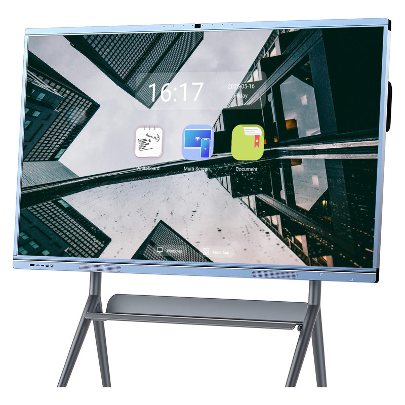 Tableau blanc interactif tout-en-un à écran tactile JYXCN avec double système et fonction de partage de nuage - idéal pour la salle de classe, le bureau et les présentations?