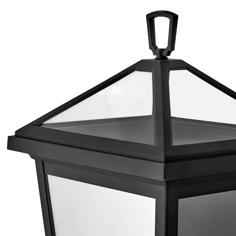 Grande lanterne murale Hinkley Alford Place, Museum Black, 27" H x 12" W x 10.25" D