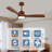36-Inch Ceiling Fan with Light