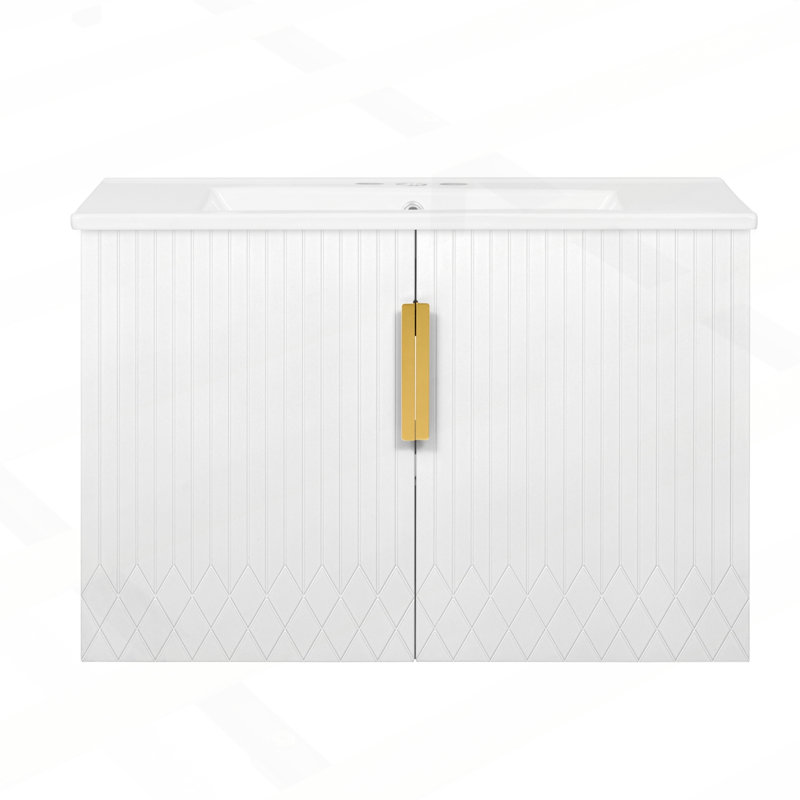 Meuble-lavabo rétro élégant avec fonctionnalité de qualité supérieure et matériaux durables