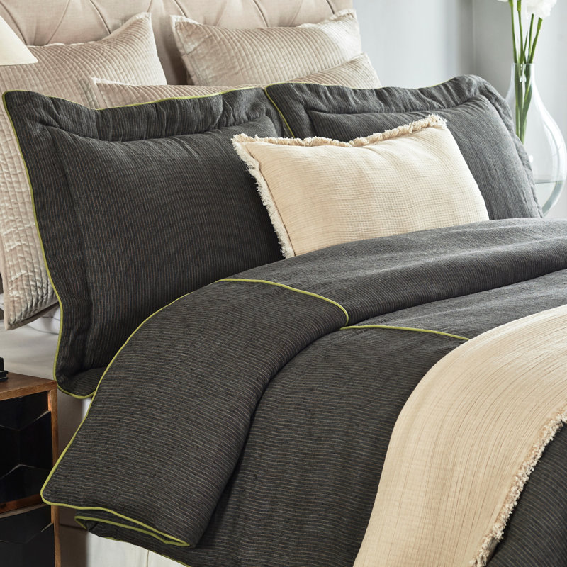 Housse de couette Parker, Blanc / brume, Grand