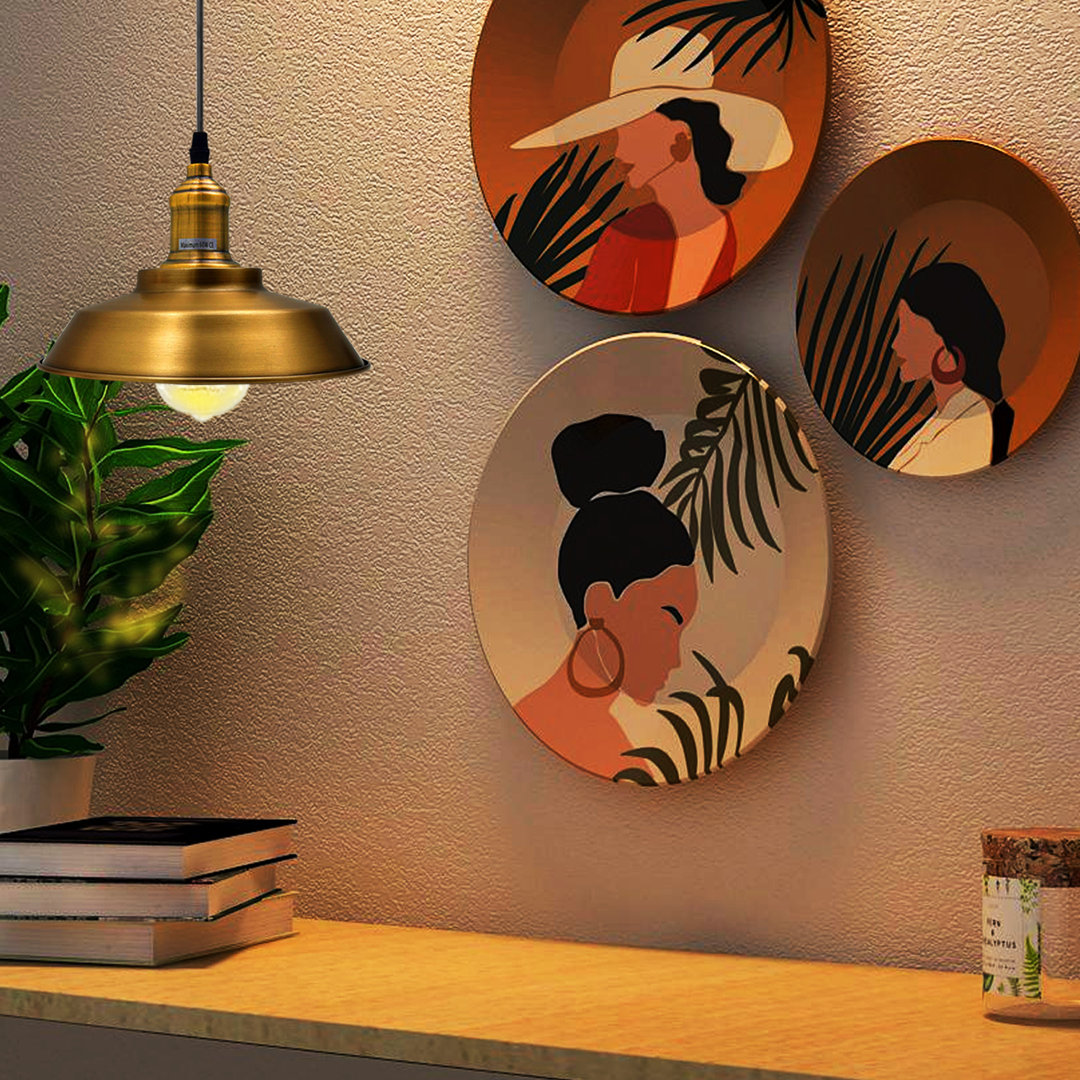 Mecham 1 - Light Gold Single Pendant