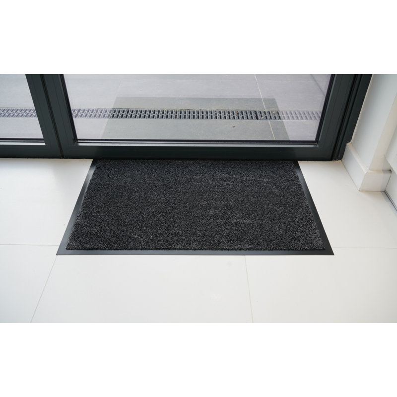 Aarianna Non-Slip Doormat, Anthracite, Rectangle 40 x 60cm