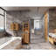 Meuble de rangement multifonctionnel en bambou de grande capacité pour salle de bain et salon