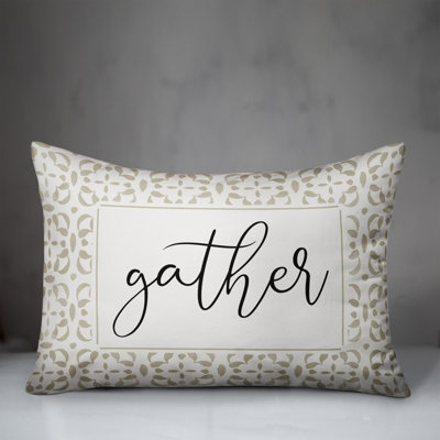 Ikat Outdoor Reversible Throw Pillow