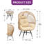 Chaise Egg avec table de bout-804411601