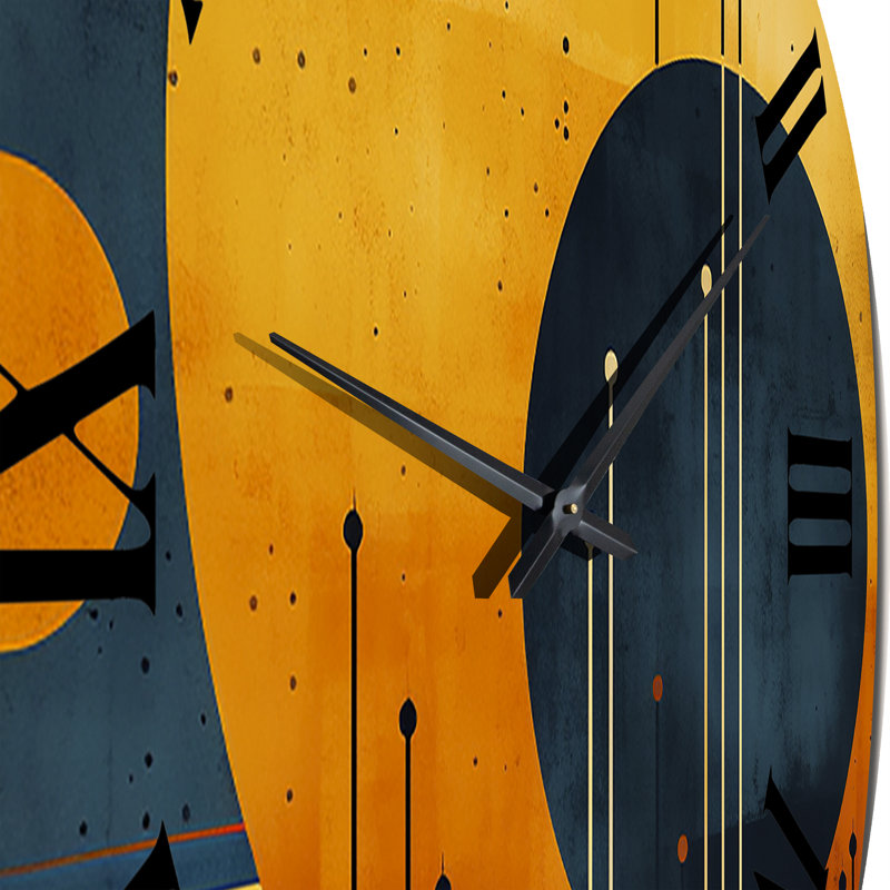 Horloge murale Mid-Century, Moyenne