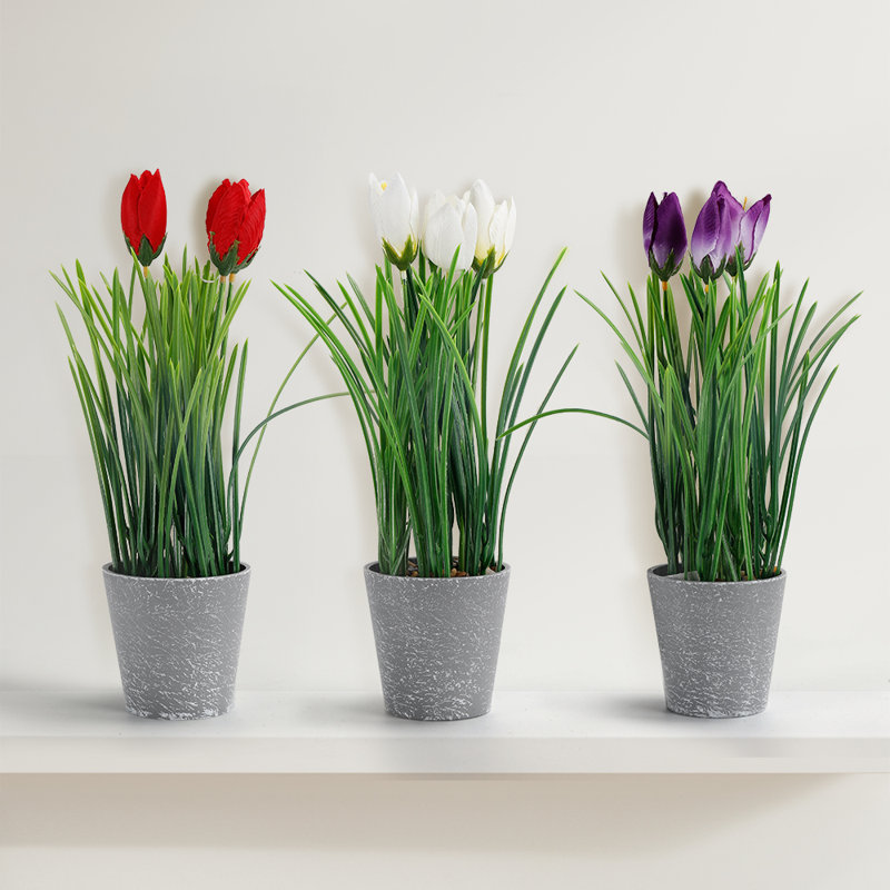 Ensemble de fleurs artificielles
