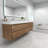 84'' Double Bathroom Vanity with Acrylic Top-1323390672