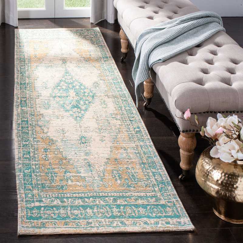 Tapis oriental Gorlest, Tapis de couloir 2 pi 3 po x 8 pi
