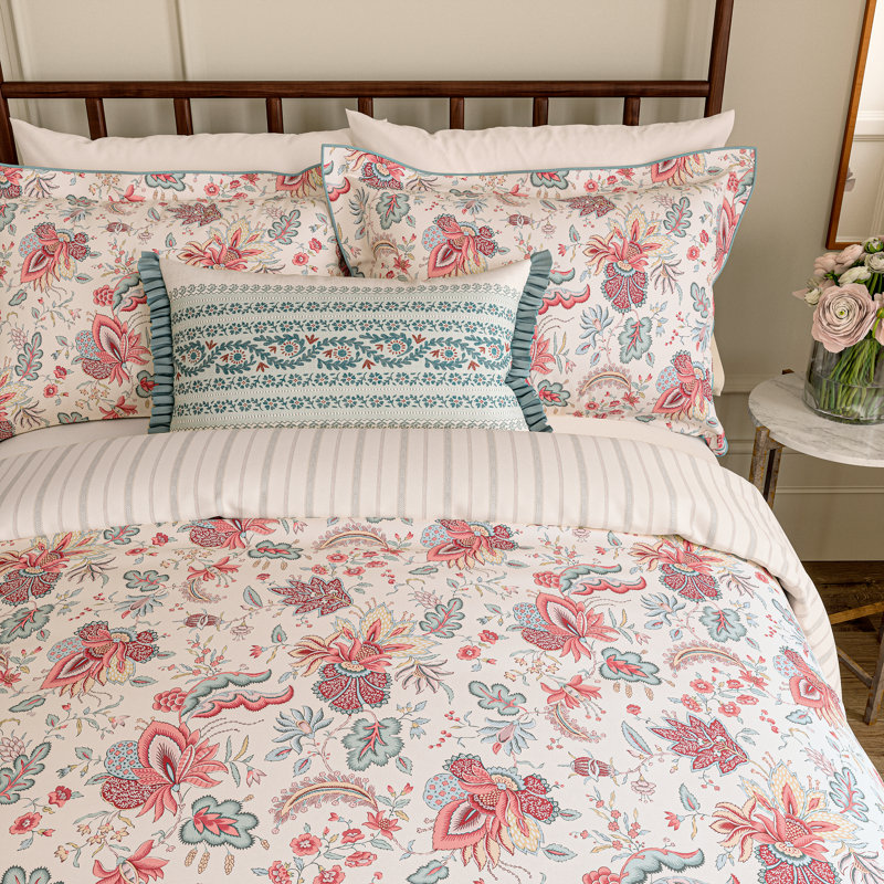 Chintz Reverie Cotton Floral [EU ONLY] Duvet Cover Set with Pillowcases, Double Duvet Cover + 2 Double Pillowcases