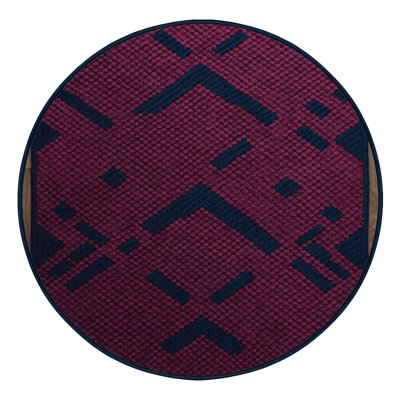 Machine Washable Trellis Purple Area Rug