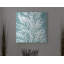 « blue sea leaves 1 nautique ocean modern », reproduction d’impression sur toile-1384965379