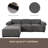 93" Length , Fashionable Modular Sofa, Iron Frame, Chenille Sofa, Suitable For Living Room-2136813172