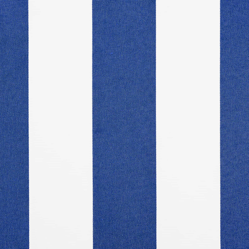 VidaXL Polyester Cover Retractable Patio Awning, 300cm W x 250cm D, Striped, Blue/White