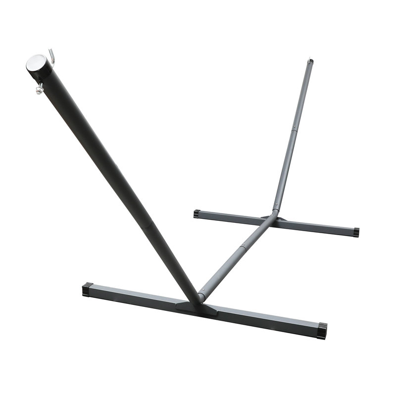 Support pour hamac standard 12 pi 2 personnes en acier robuste gris