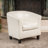 Afrida Faux Leather Barrel Chair