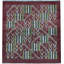 Hand-Knotted High-Quality Blue and Rust Area Rug