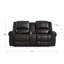 Causeuse inclinable moderne avec console Marco Power