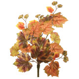 Artificial Autumn Grape Leaf Hanging Bush