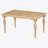 1 Piece Rectangular Dining Table Without Chair