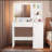 Versatile Makeup Vanity with Mirror, Lights and Ample Storage Options