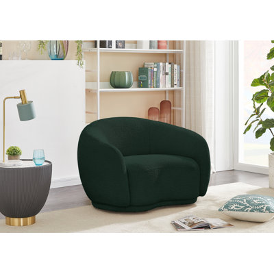 Hyde 42" W Boucle Fabric Chair