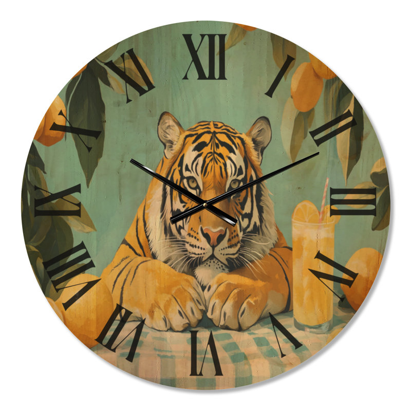 Horloge murale silencieuse Lemonade Nap II - Kitchen, Medium