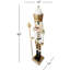 Casse-noisette 60 po blanc et or