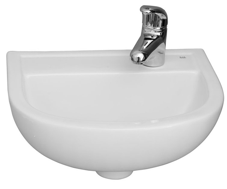 Barclay 11.88'' White Vitreous China Rectangular Bathroom Sink with Overflow