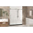 Frameless Shower Door With Clear Tempered Glass, Explosion-Proof Film, And Stainless Steel Handle For Modern Bathrooms, Shower Door-123698805