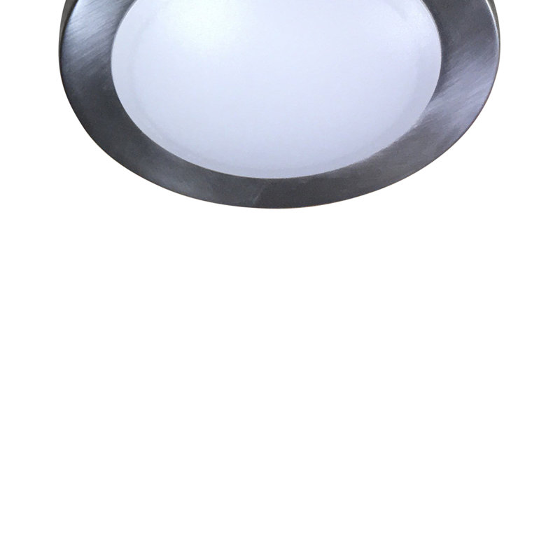 Plafonnier encastré à del 1 lumière à cercle dôme 7 po Kinsella
