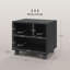 Bonnibelle 36cm H x 40cm W Printer Stand with Wheels-1344981669