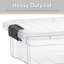 Boîtes de rangement transparentes avec couvercles Superio-62229965