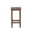 De 2 tabourets de comptoir d'extérieur en bois, brun. Look rustique partout. Intempéries, aucun assemblage requis. L 17,22 po x P 12,86 po x P 23,9 po. Tabouret brun de fabrication robuste. Conçu pour tous les espaces. Structure requise.