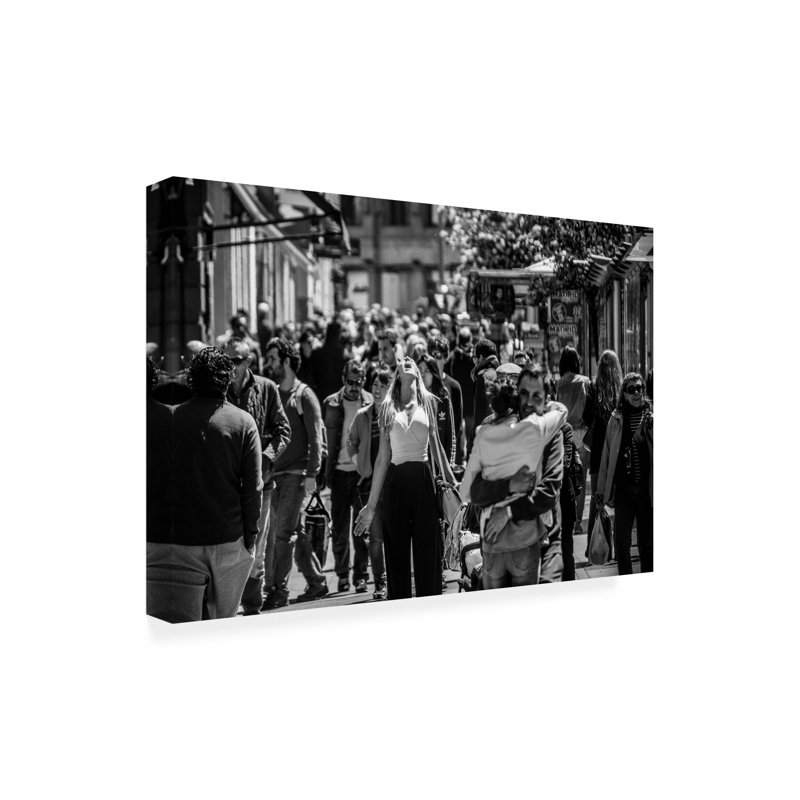 Art sur toile, bolognaise, Madrid, H 12 po x l 19 po