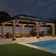 Classic  Solid Wood Storage Gazebo With Double Iron Roof