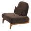 Chaise d'appoint rembourrée sans accoudoirs Hamilton-130619993-130619995