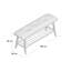 Derrell Polyester Upholstered Bench