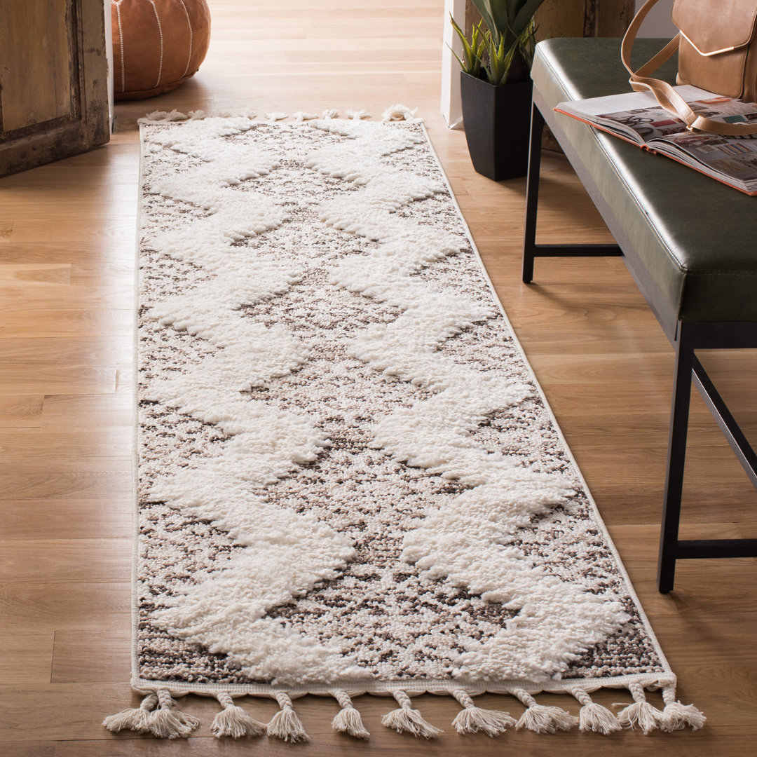 ImraanMoroccan Tassel Shag Performance Ikat Rug Loon Peak® Rug