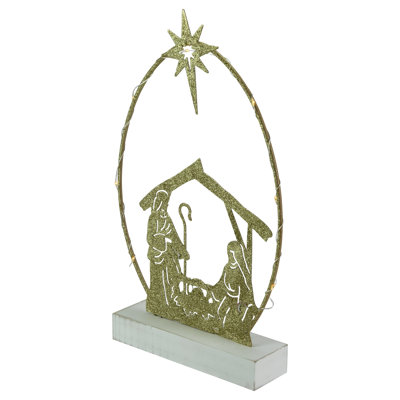 Décoration de Noël 14 po avec lumières de Noël 14 pi