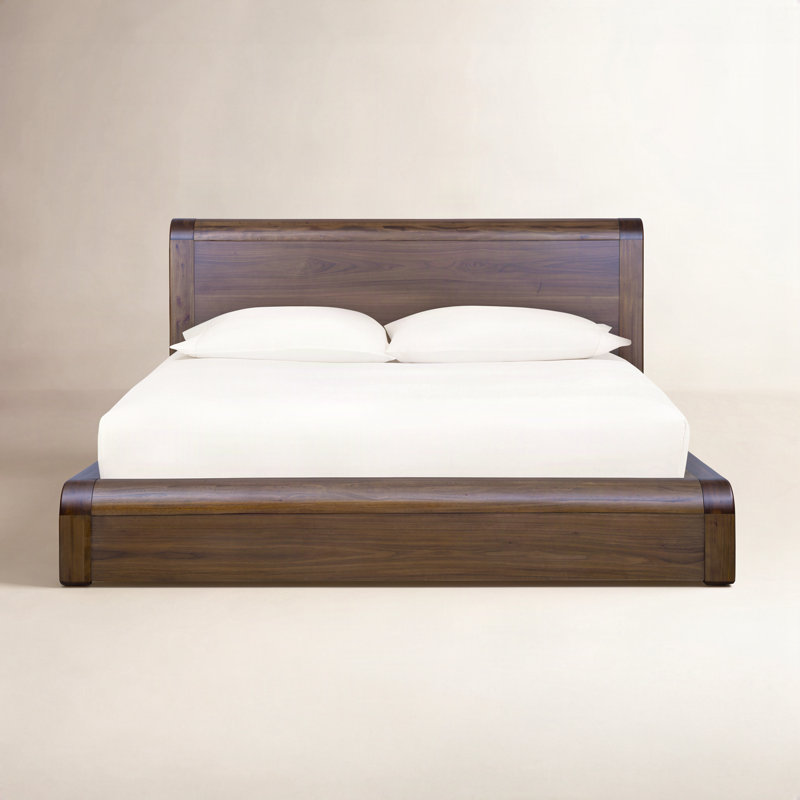 Marica Platform Bed In English Walnut, King