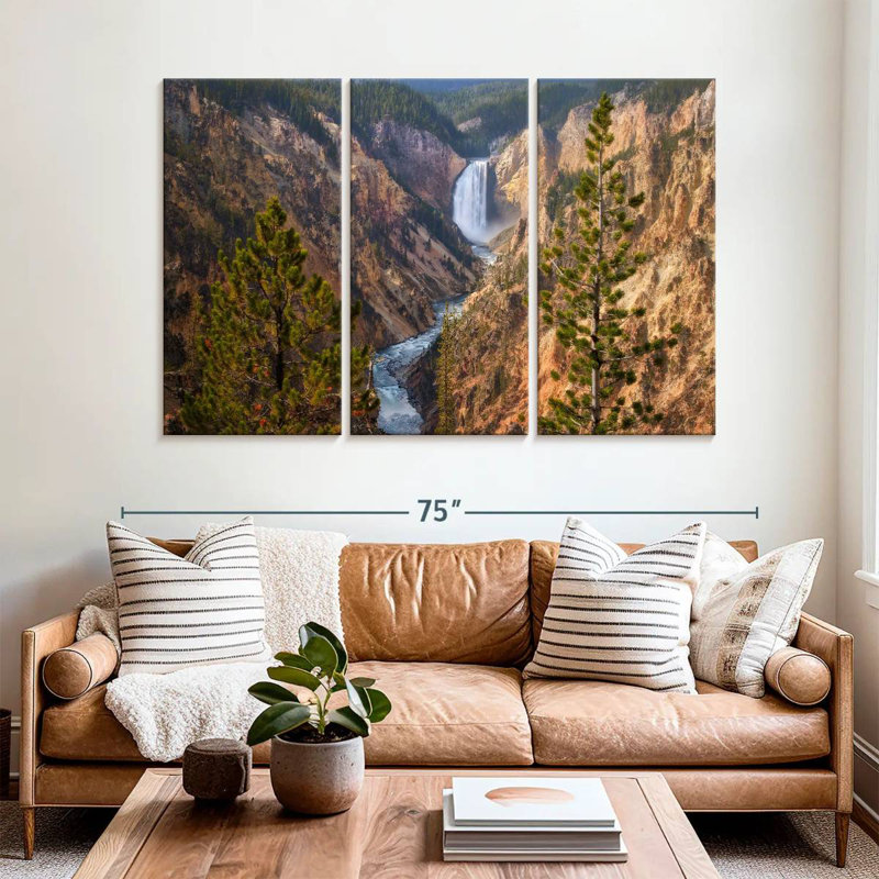 Alvord Great Yellowstone River, H 42 po x l 65 po
