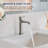 Single-Hole Single-Handle Bathroom Sink Faucet with Drain Assembly-124671811