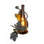 1 - Light Armed Sconce